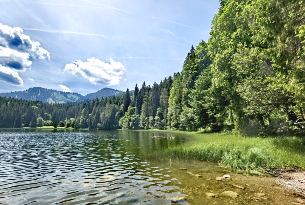 Seen in der Nähe der Kaiserklamm - der Spitzingsee